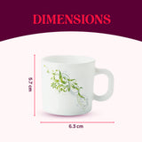 Borosil Larah Erba Mug Set