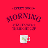 Borosil Larah Erba Mug Set