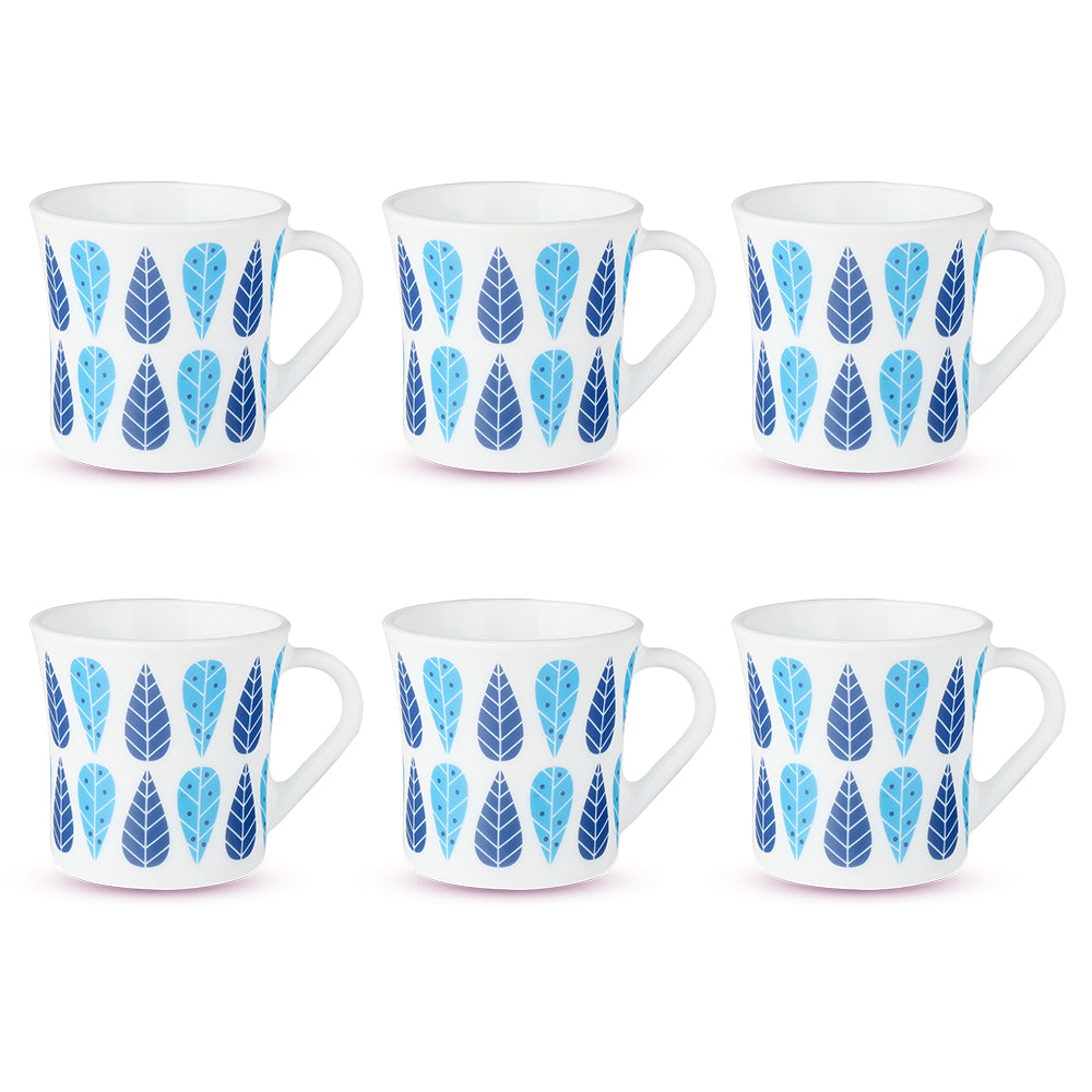 Borosil Larah Crysta Fable Mug Set of 6, 100ml