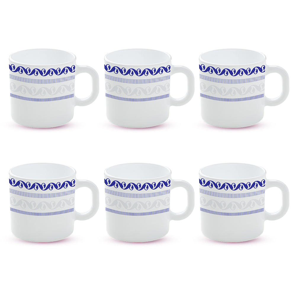 Borosil Jazzblue Mug Set
