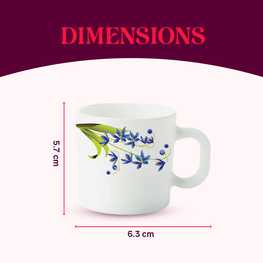 Borosil Larah Lavender Mug Set