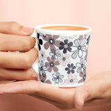 Borosil Larah Crysta Macy Mug Set of 6, 100ml