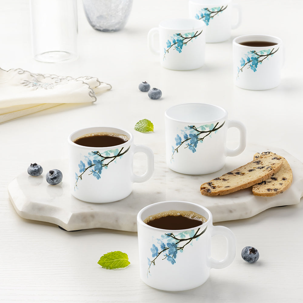 Borosil Larah Mimosa Mug Set