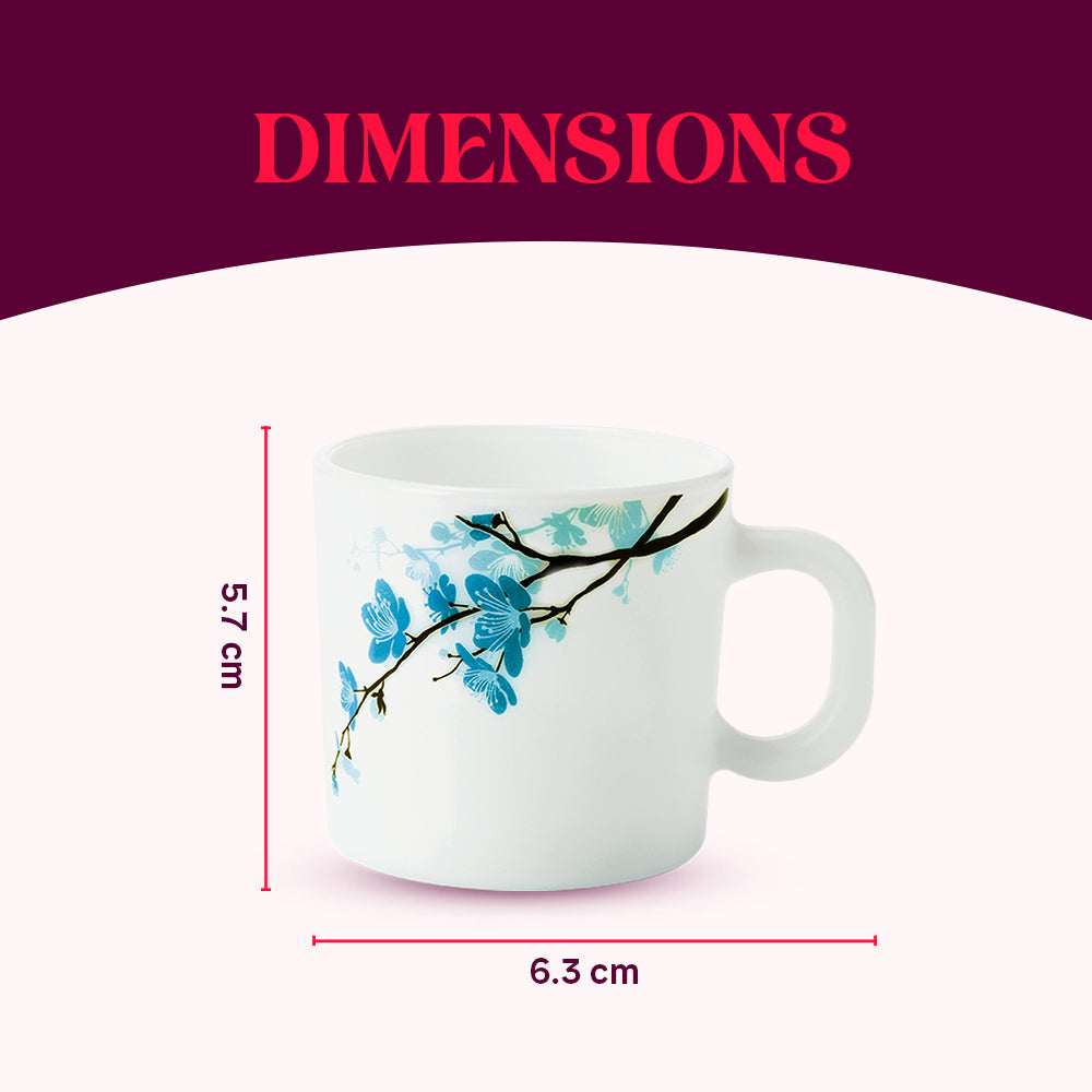 Borosil Larah Mimosa Mug Set