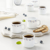 Borosil Larah Mist Mug Set