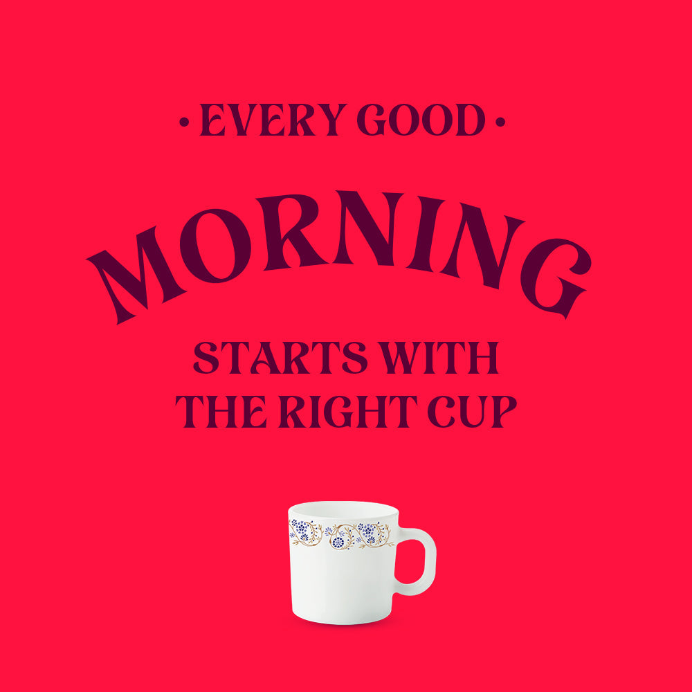 Borosil Larah Mist Mug Set