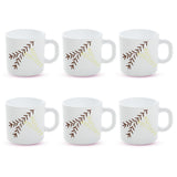 Borosil Larah Oak Mug, Set of 6, 100ml