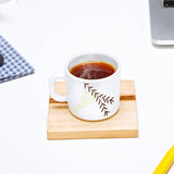 Borosil Larah Oak Mug, Set of 6, 100ml