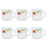 Borosil Larah Oriental Mug Set, 100ml x 6