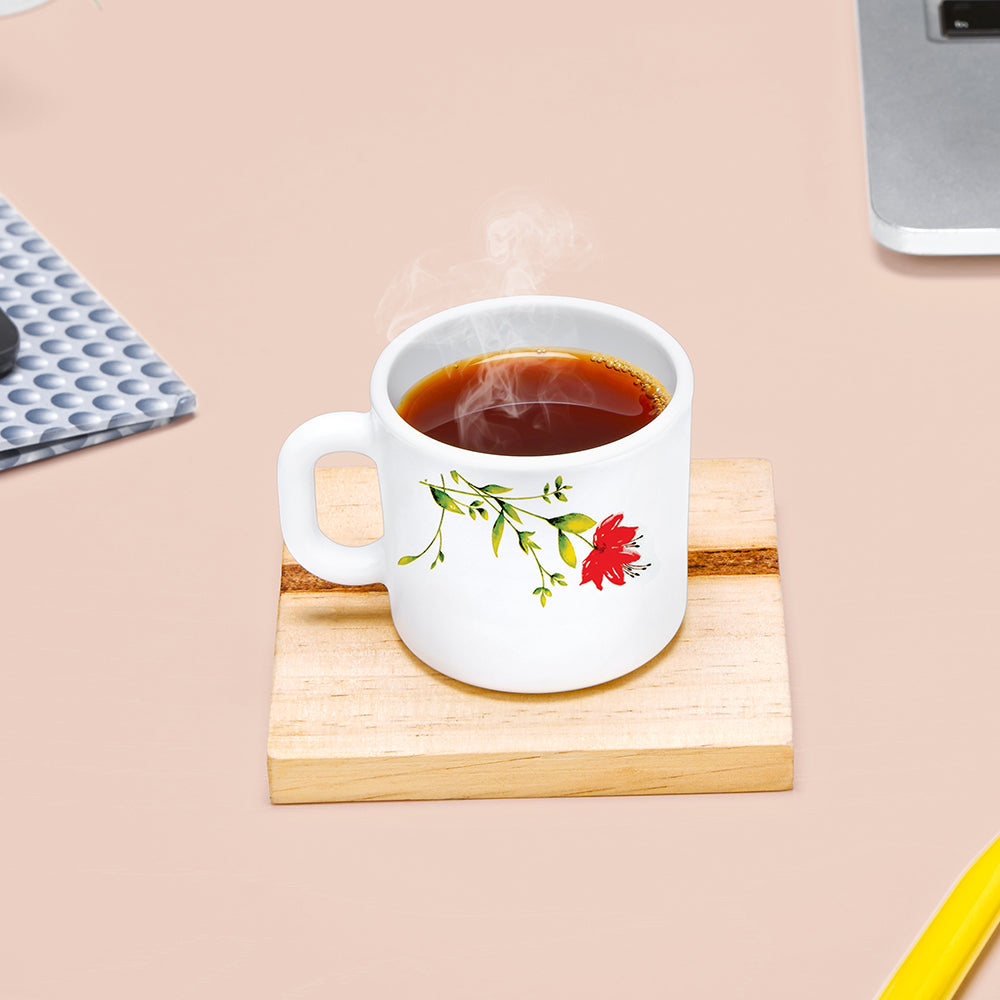 Borosil Larah Oriental Mug Set, 100ml x 6