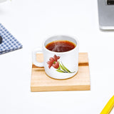 Borosil Larah Red Iris Mug Set