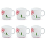 Borosil Larah Red Mist Mug Set