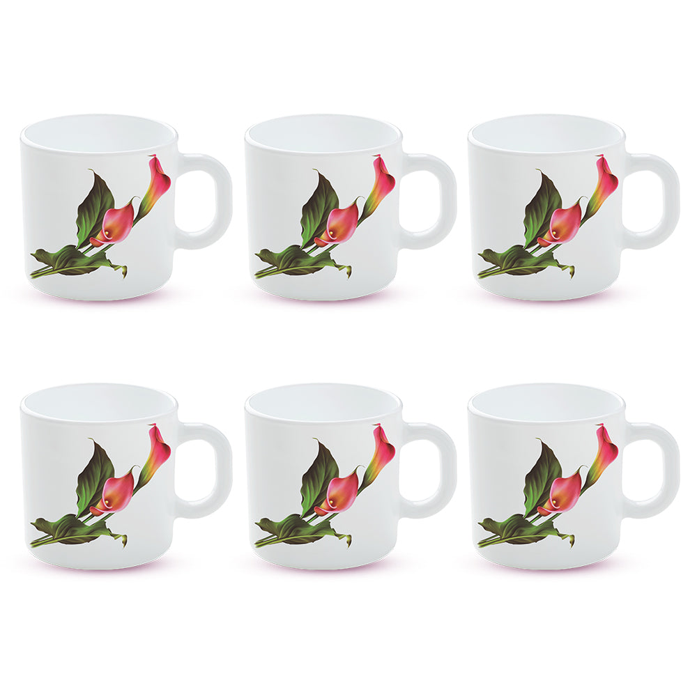 Borosil Larah Stargazer Mug, Set of 6, 100ml