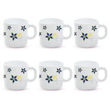Borosil Larah Viva Mug, Set of 6, 100ml