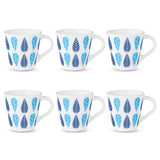 Borosil Larah Novelty Fable Mug, Set of 6, 110ml