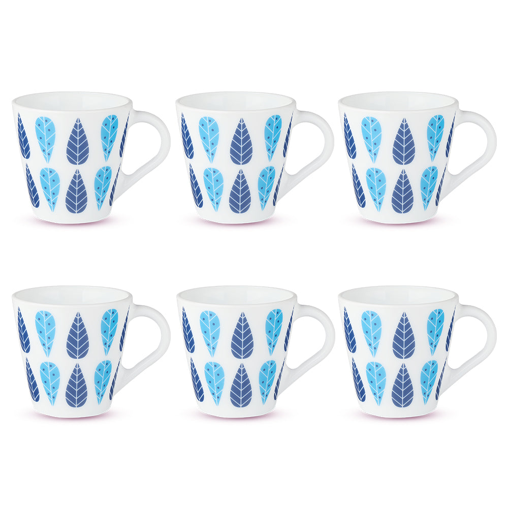 Borosil Larah Novelty Fable Mug, Set of 6, 110ml