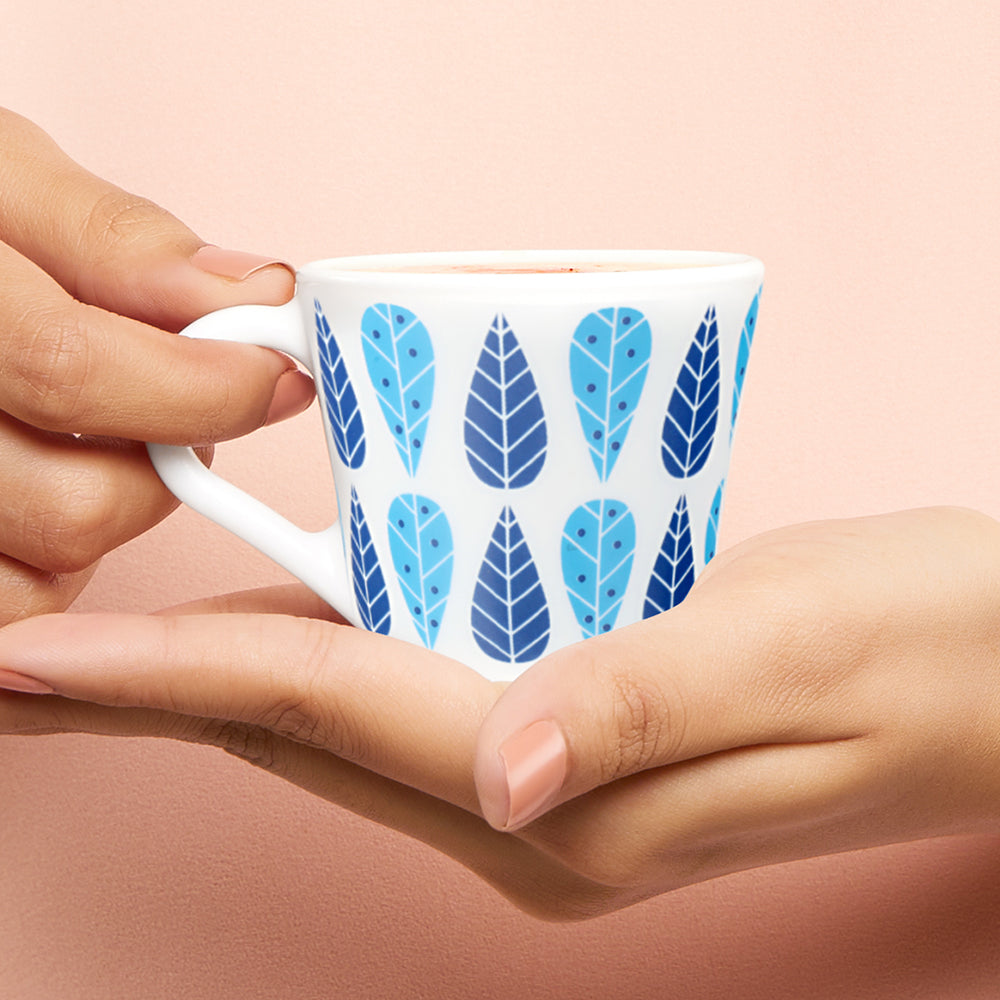 Borosil Larah Novelty Fable Mug, Set of 6, 110ml