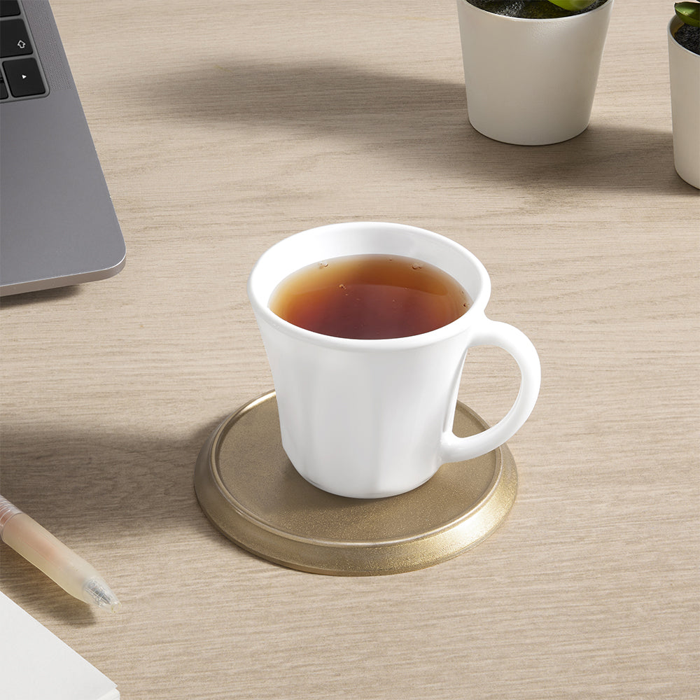 Borosil Larah Octa Mug Set, White