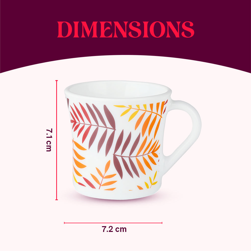 Borosil Larah Crysta Costa Mug Set
