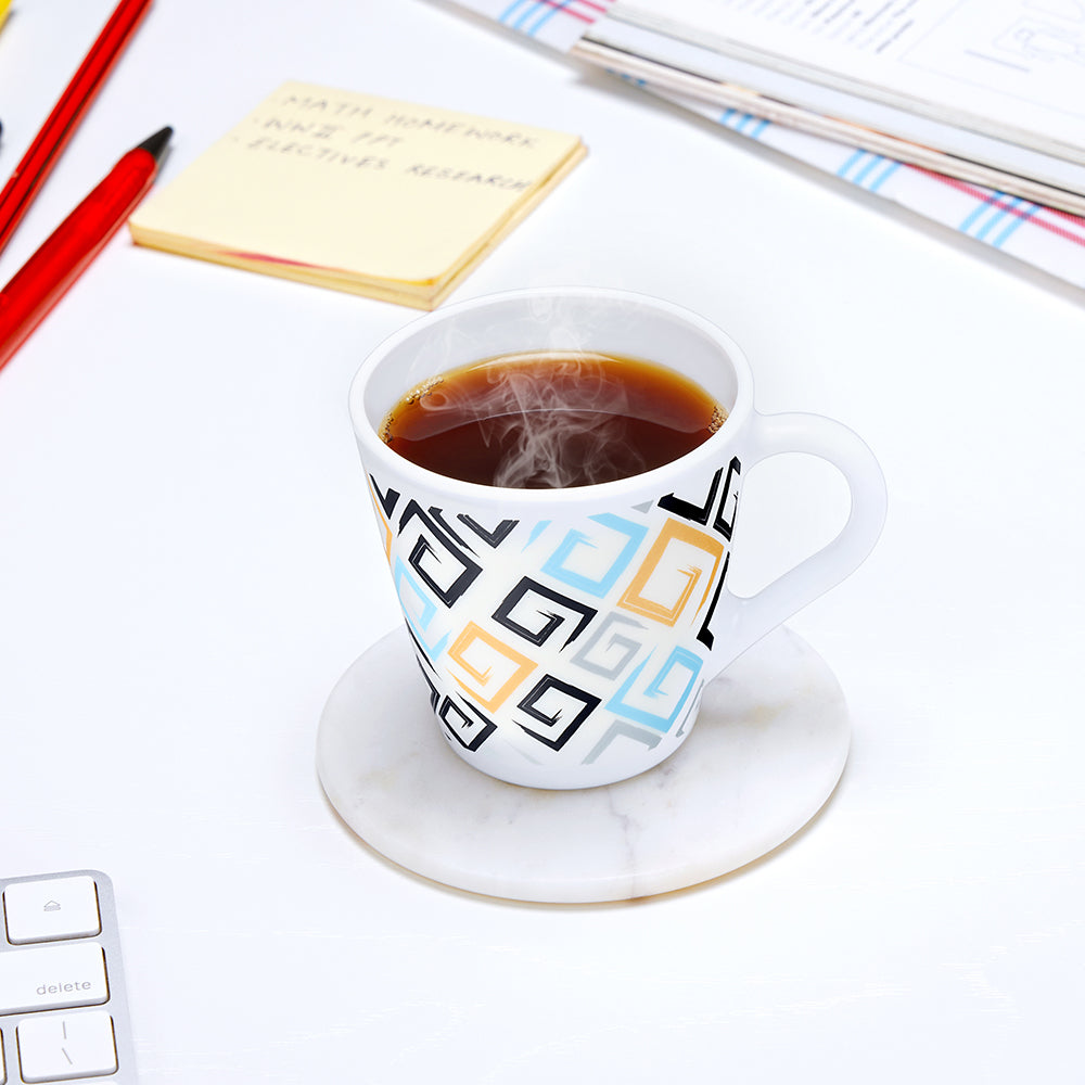 Borosil Larah Novelty Ember Mug, Set of 6, 160ml