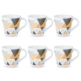 Borosil Larah Novelty Nivaah Mug Set of 6, 160ml