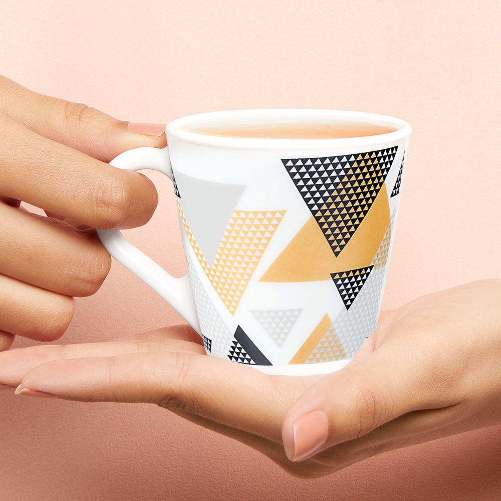 Borosil Larah Novelty Nivaah Mug Set of 6, 160ml