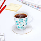 Borosil Larah Novelty Stardust Mug Set, 160ml x 6