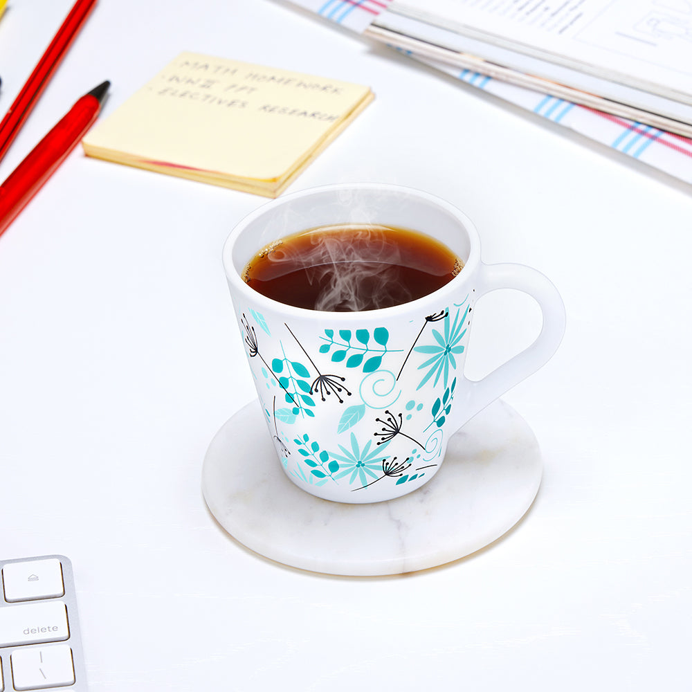 Borosil Larah Novelty Stardust Mug Set, 160ml x 6