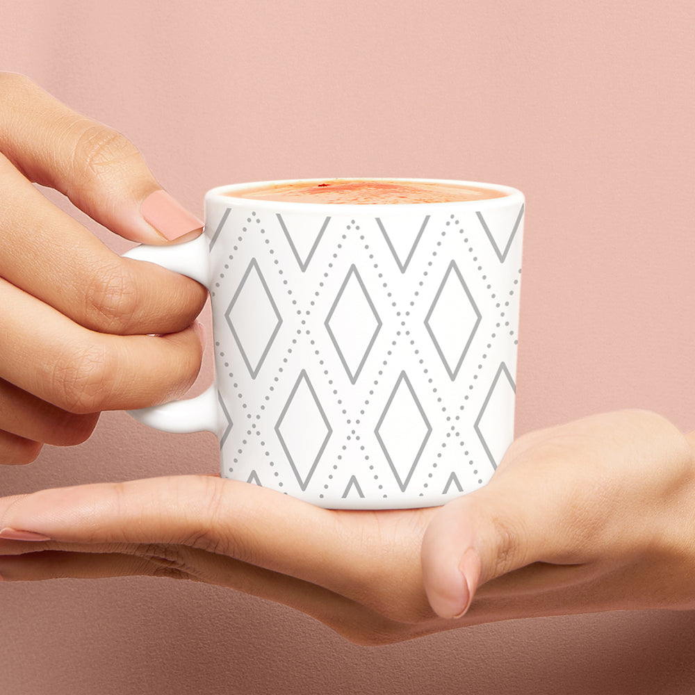 Borosil Larah Vintage Mug Set of 6, 180ml