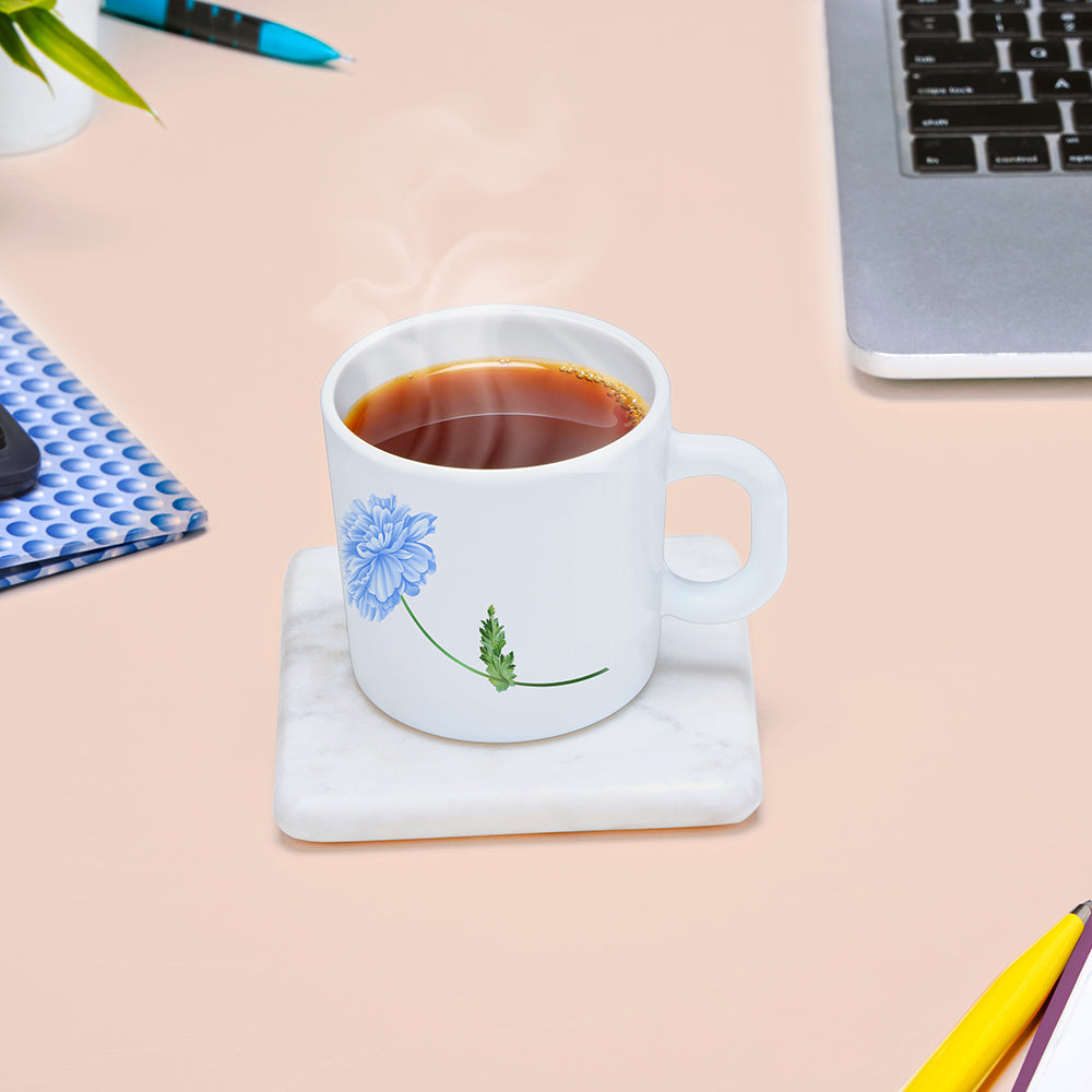 Borosil Larah Mist Mug Set of 6 180ml, Blue