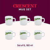 Borosil Crescent Mug Set