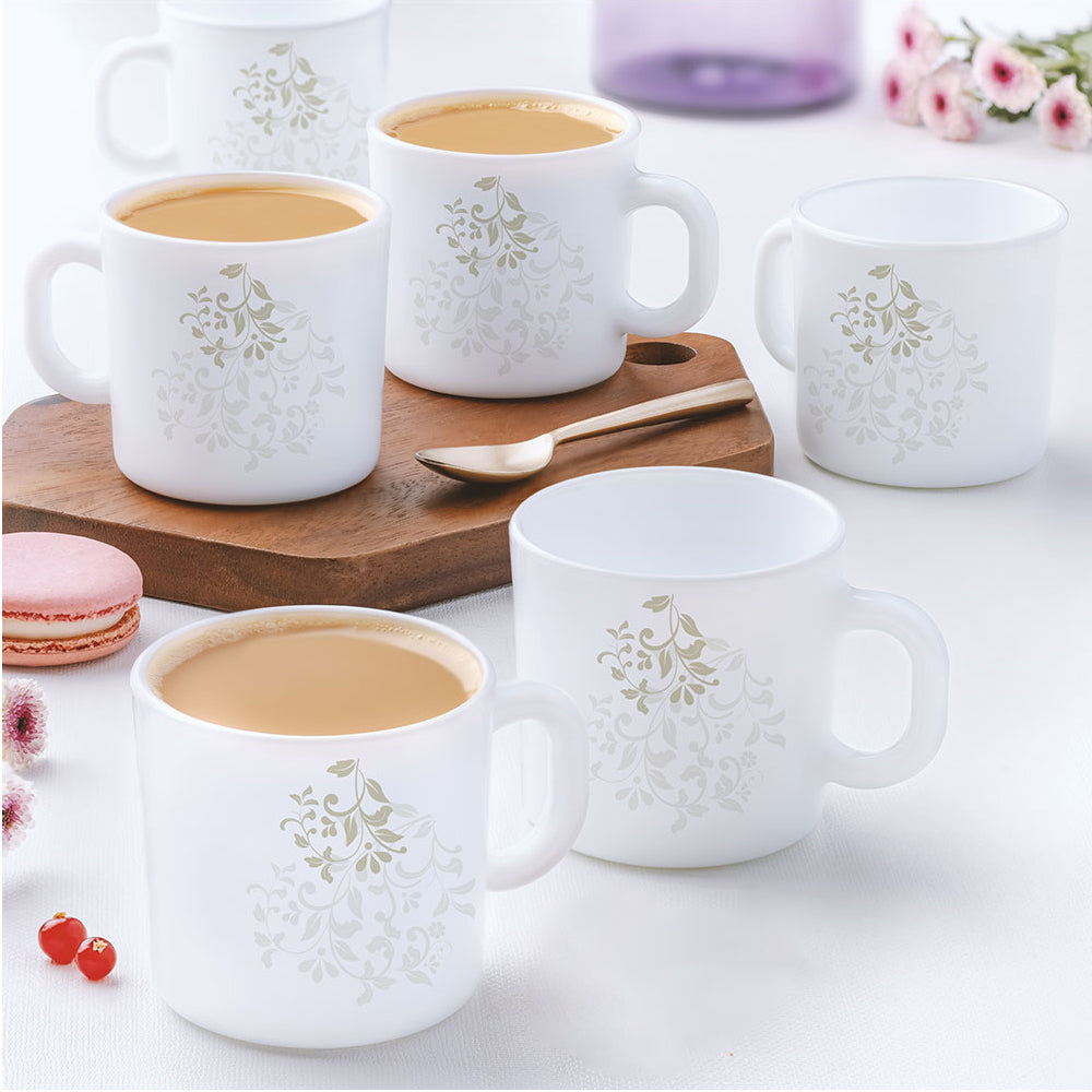 Larah Ingot Mug Set, 180ml X 6