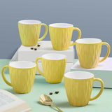 Borosil Larah Curl Cup Set  of 6, 200ml