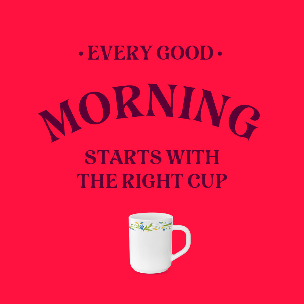 Borosil Larah Cripper Mug Set