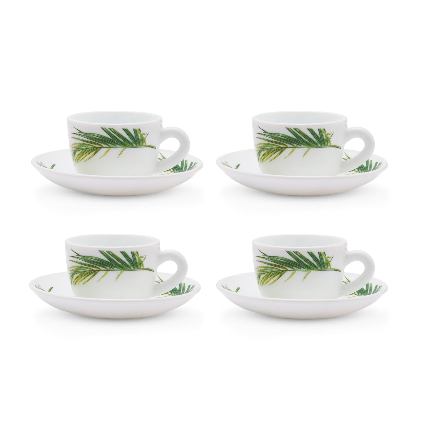 Borosil Larah Crescent Cup n Saucer Set