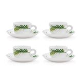 Borosil Larah Crescent Cup n Saucer Set