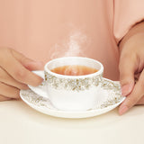 Borosil Larah Eden Green Cup n Saucer Set
