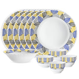 Borosil Larah Kora 19 pc Dinner Set 19 pic