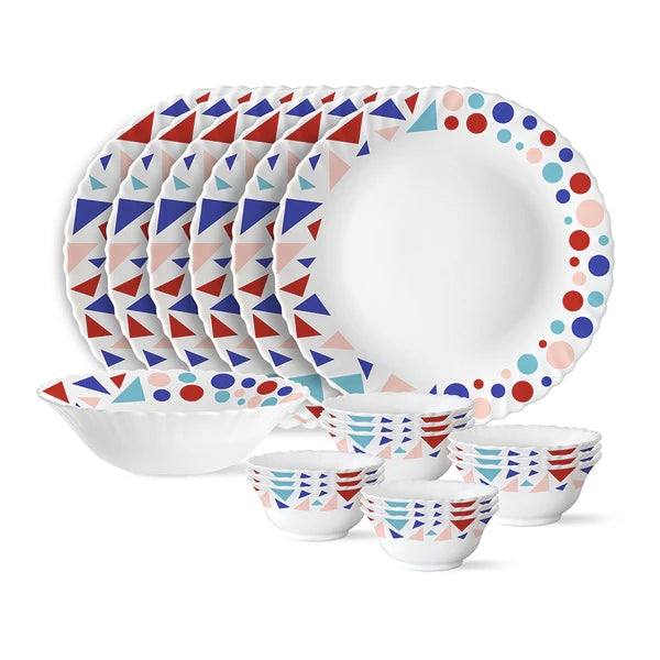 Borosil Larah Speckle 19 pc Dinner