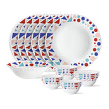Borosil Larah Speckle 19 pc Dinner