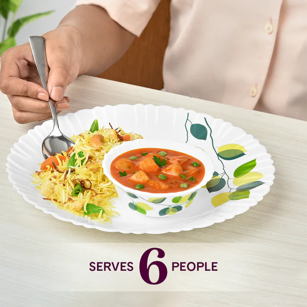 Borosil Larah Sage 27 pc Dinner Set