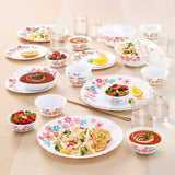 Borosil Larah Ayana 35 pc Dinner Set w Vision Glass