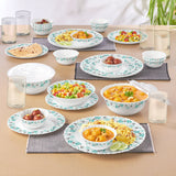 Borosil Larah Stardust 35 pc Dinner Set w Vision Glass