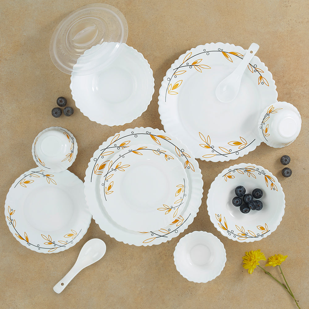Borosil Larah Bella Dinner Set 35 pc