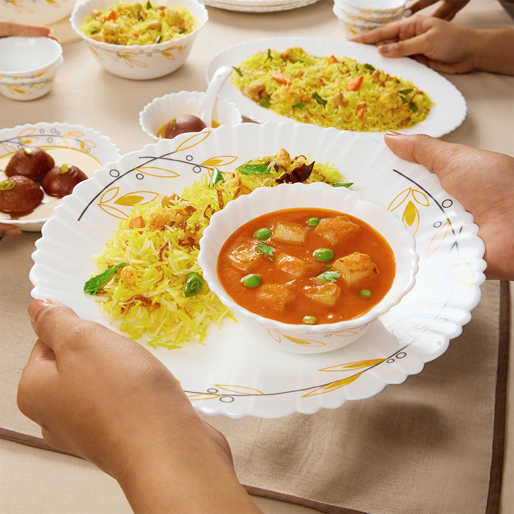 Borosil Larah Bella Dinner Set 35 pc