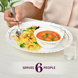 Borosil Larah Bella Dinner Set 35 pc
