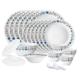 Borosil Larah Blue Iris 35 pc Dinner