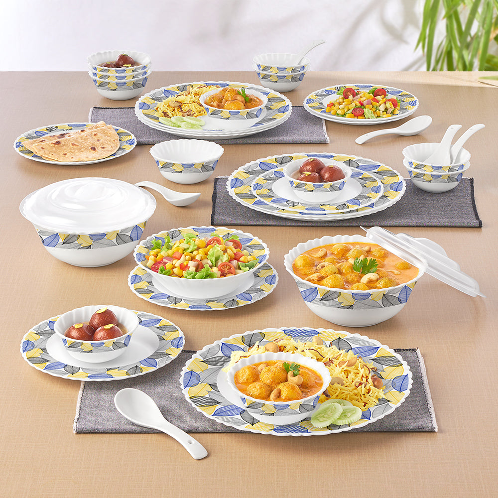 Borosil Larah Kora 35 pc Dinner