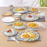 Borosil Larah Kora 35 pc Dinner