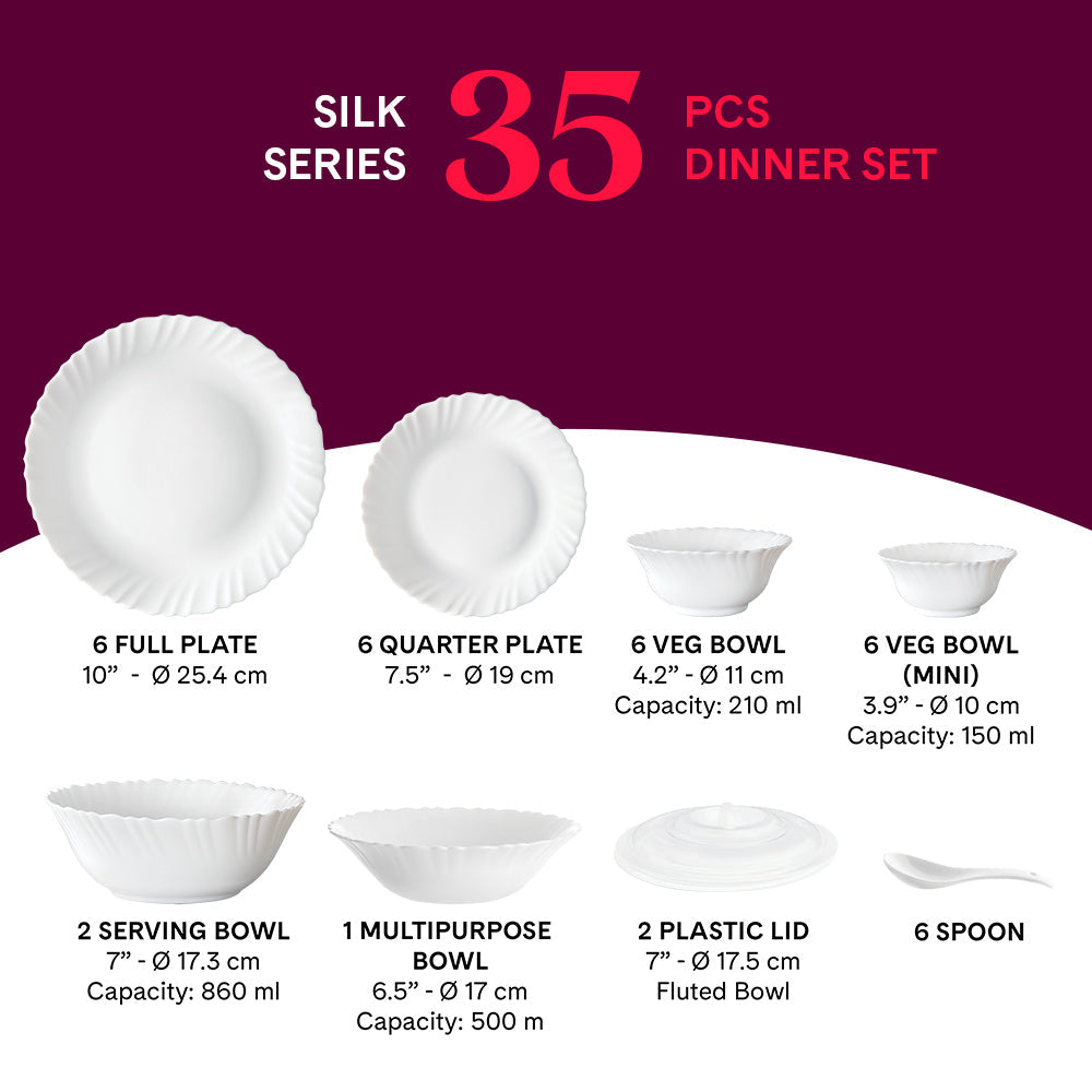 Borosil Larah Leona Dinner Set